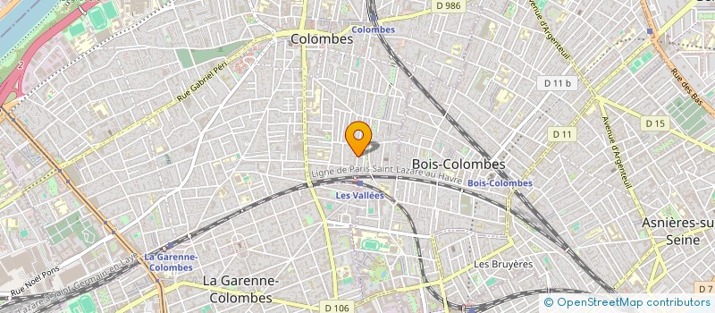 localisation de l'entreprise MONSIEUR BENOIT GORTHCINSKY  COLOMBES