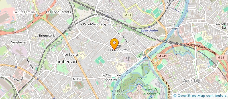 localisation de l'entreprise MONSIEUR BENOIT GOSSELIN à LAMBERSART