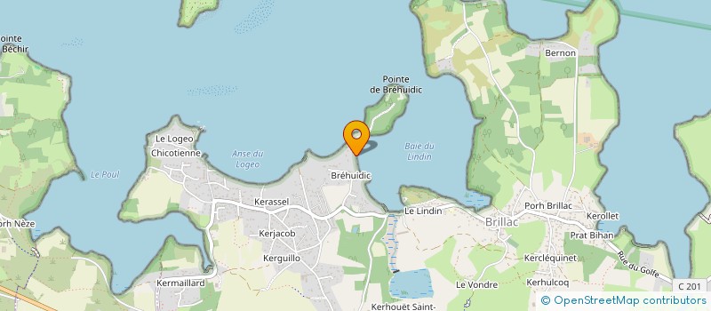 localisation de l'entreprise MONSIEUR BENOIT GOULLIN  SARZEAU