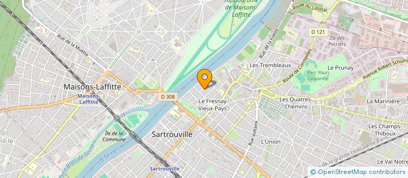 localisation de l'entreprise MONSIEUR BENOIT GOURAUD à SARTROUVILLE