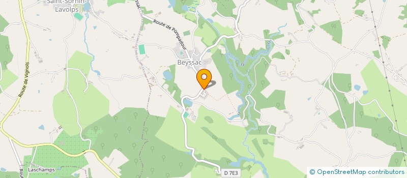 localisation de l'entreprise MONSIEUR BENOIT GOURDON  SEGUR-LE-CHATEAU