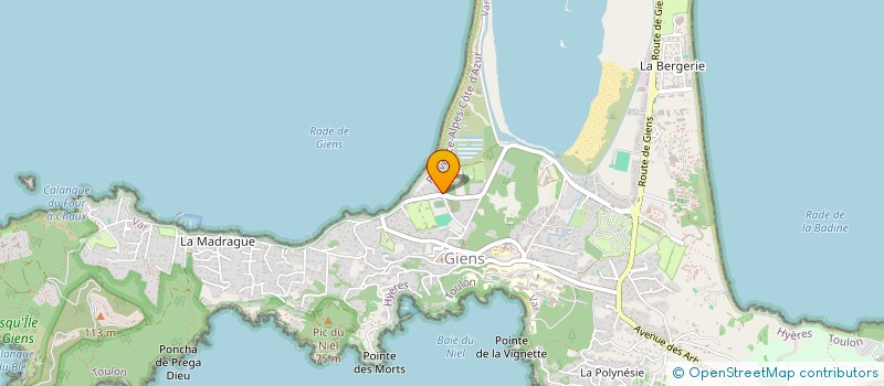 localisation de l'entreprise MONSIEUR BENOIT GRABETTE  HYERES