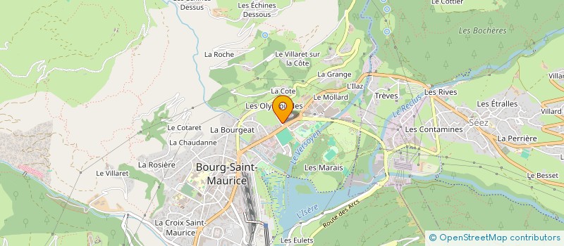 localisation de l'entreprise MONSIEUR BENOIT GRADELET à BOURG-SAINT-MAURICE