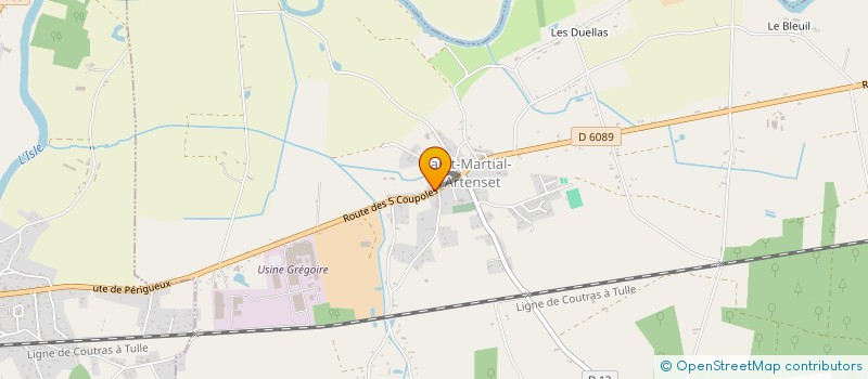 localisation de l'entreprise MONSIEUR BENOIT GRAESSEL à SAINT-MARTIAL-D'ARTENSET