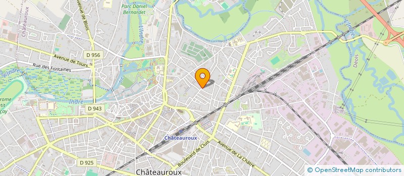 localisation de l'entreprise MONSIEUR BENOIT GRAINDORGE à CHATEAUROUX