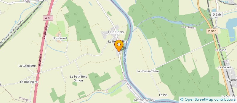 localisation de l'entreprise MONSIEUR BENOIT GRANDIN à PUSSIGNY