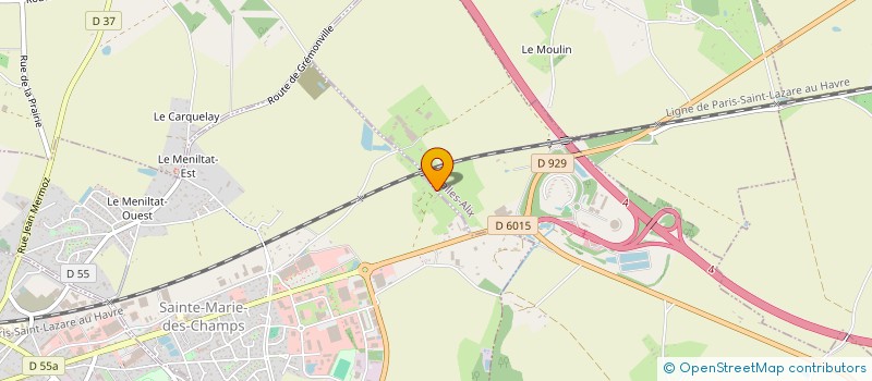 localisation de l'entreprise MONSIEUR BENOIT GRANDSIRE  ECALLES-ALIX