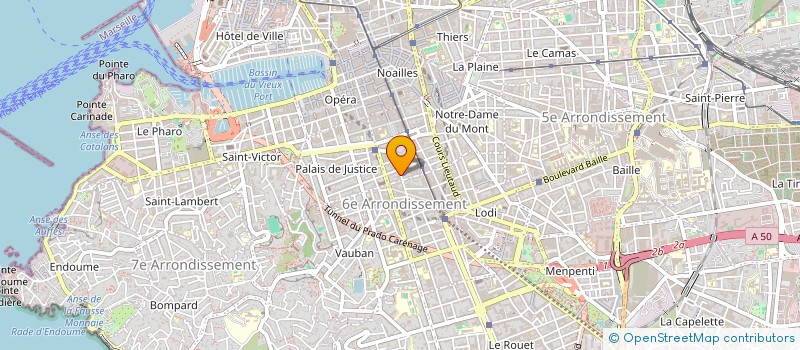 localisation de l'entreprise MONSIEUR BENOIT GRANJARD  MARSEILLE