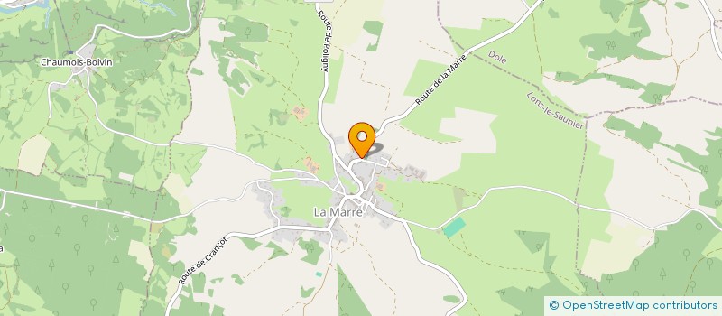 localisation de l'entreprise MONSIEUR BENOIT GRASSER à LA MARRE