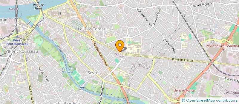 localisation de l'entreprise MONSIEUR BENOIT GRATAS MICHENAUD  SAINT-SEBASTIEN-SUR-LOIRE