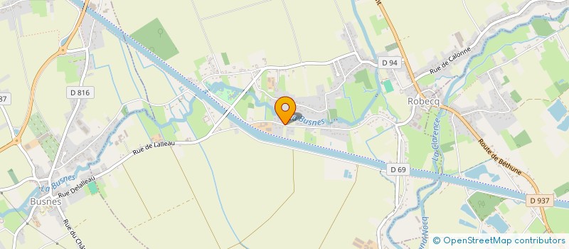 localisation de l'entreprise MONSIEUR BENOIT GRESSEZ  ROBECQ