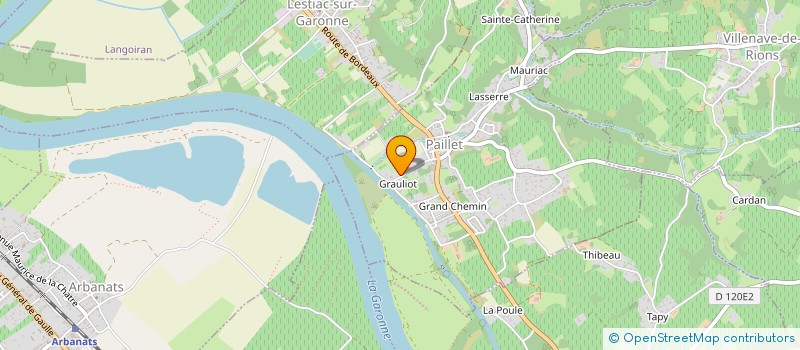 localisation de l'entreprise MONSIEUR BENOIT GRILLON  PAILLET