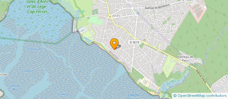 localisation de l'entreprise MONSIEUR BENOIT GRISE  ARES