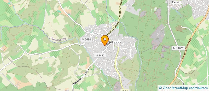 localisation de l'entreprise MONSIEUR BENOIT GROS  SAINT-GENIES-DES-MOURGUES