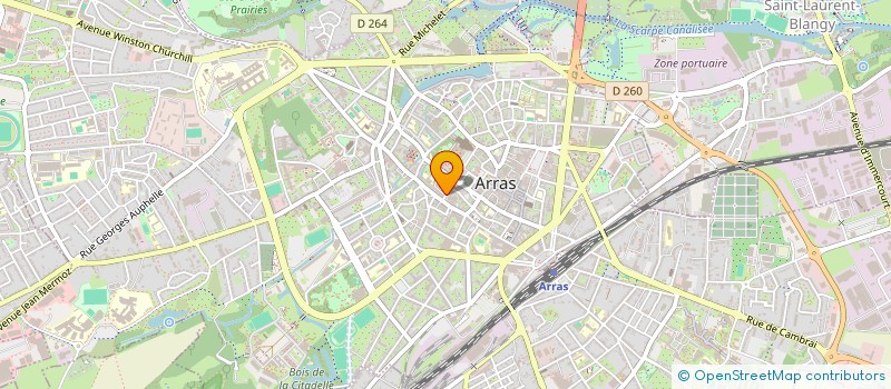 localisation de l'entreprise MONSIEUR BENOIT GROSSEMY à ARRAS