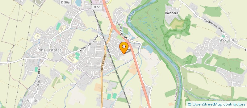 localisation de l'entreprise MONSIEUR BENOIT GRUSON  PINS-JUSTARET