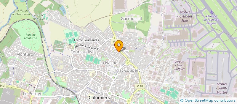 localisation de l'entreprise MONSIEUR BENOIT GUARY à COLOMIERS