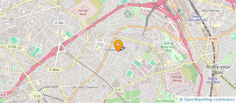 localisation de l'entreprise MONSIEUR BENOIT GUIET à MONTREUIL