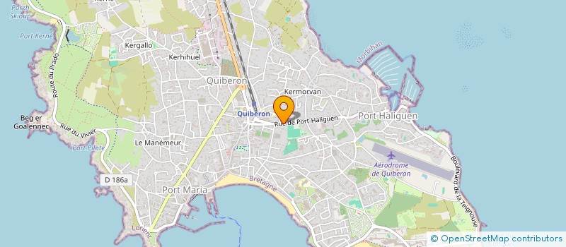 localisation de l'entreprise MONSIEUR BENOIT GUIHEUX à QUIBERON
