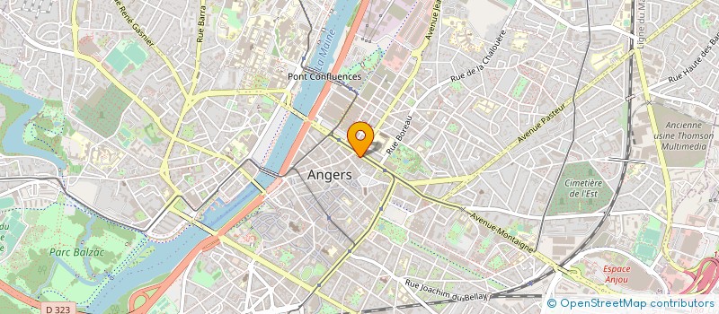 localisation de l'entreprise MONSIEUR BENOIT GUILBEAU à ANGERS