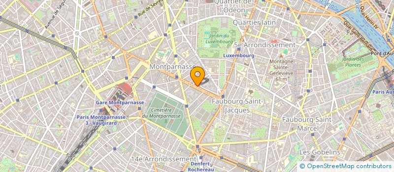 localisation de l'entreprise MONSIEUR BENOIT GUILBERT  PARIS