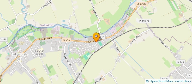 localisation de l'entreprise MONSIEUR BENOIT GUILBERT  SAILLY-SUR-LA-LYS