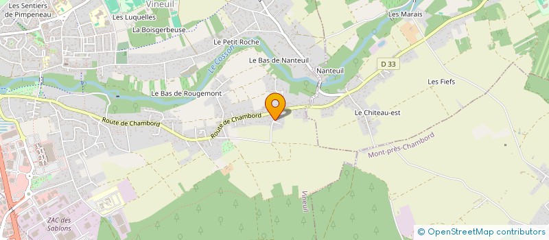 localisation de l'entreprise MONSIEUR BENOIT GUILLARD--DETTIN  VINEUIL