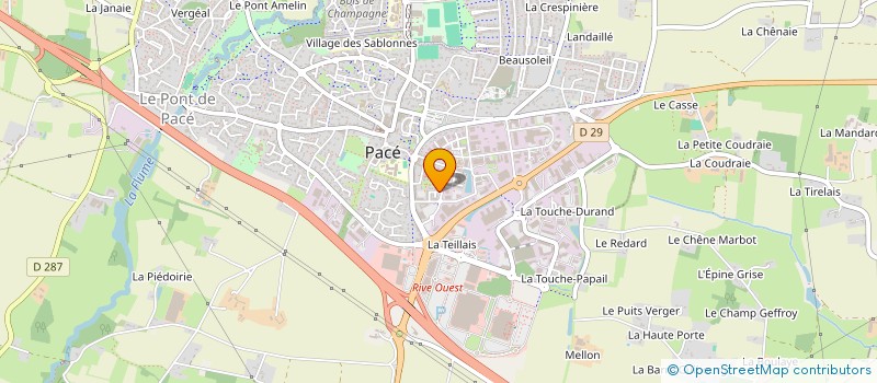localisation de l'entreprise MONSIEUR BENOIT GUILLET à PACE