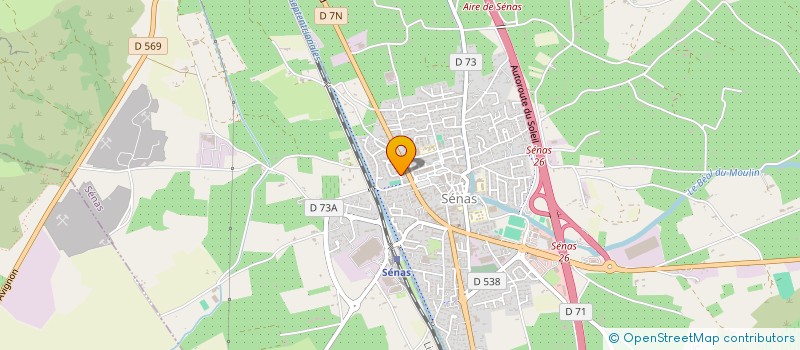 localisation de l'entreprise MONSIEUR BENOIT GUILLOSSOU  SENAS