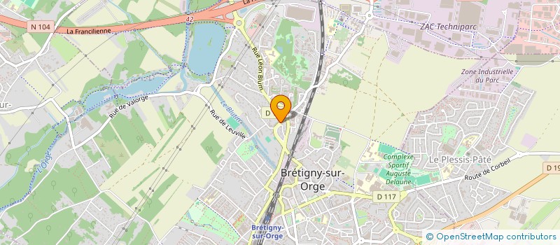 localisation de l'entreprise MONSIEUR BENOIT GUILLOUX à BRETIGNY-SUR-ORGE