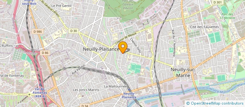 localisation de l'entreprise MONSIEUR BENOIT GUILMARD à NEUILLY-PLAISANCE