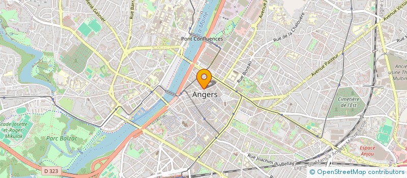 localisation de l'entreprise MONSIEUR BENOIT GUINHUT à ANGERS