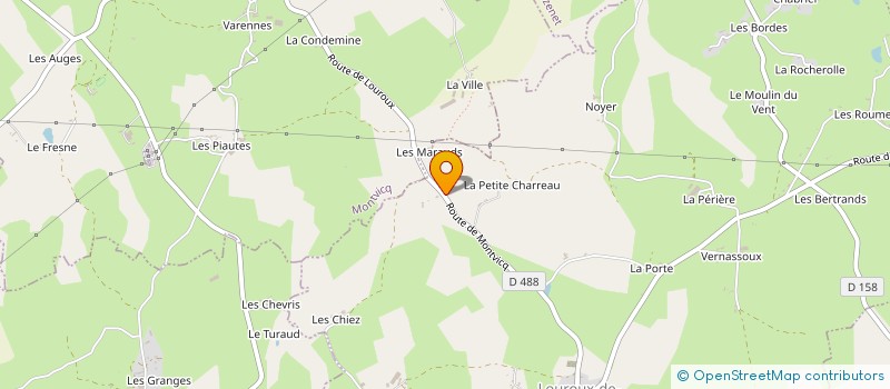 localisation de l'entreprise MONSIEUR BENOIT GUINOT  LOUROUX-DE-BEAUNE