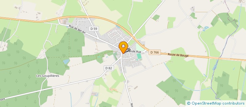 localisation de l'entreprise MONSIEUR BENOIT GUIRAUD  JARZE VILLAGES