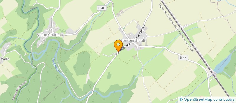 localisation de l'entreprise MONSIEUR BENOIT GUYARD  MONTBERTHAULT