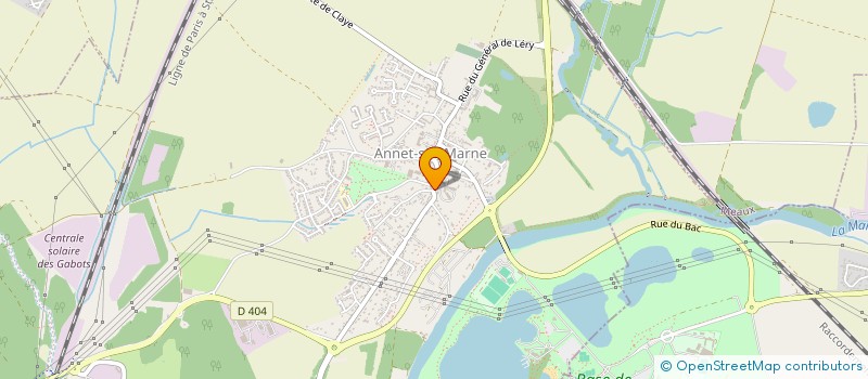 localisation de l'entreprise MONSIEUR BENOIT HACHER  ANNET-SUR-MARNE