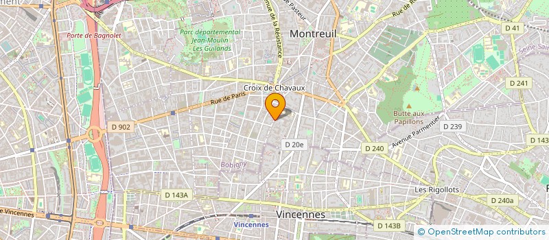 localisation de l'entreprise MONSIEUR BENOIT HALFAOUI à MONTREUIL