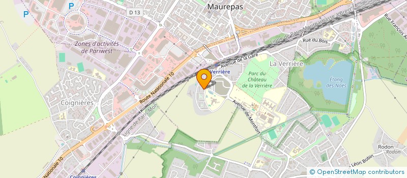 localisation de l'entreprise MONSIEUR BENOIT HAMOUDI  LA VERRIERE