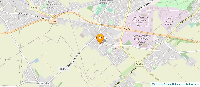 localisation de l'entreprise MONSIEUR BENOIT HANQUEZ à ROUVROY