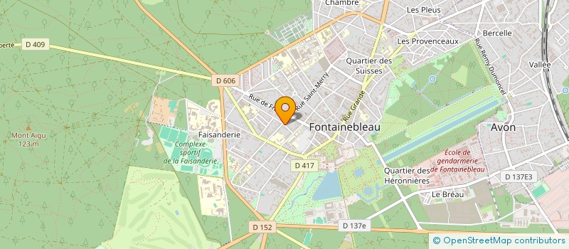 localisation de l'entreprise MONSIEUR BENOIT HARDOUIN à FONTAINEBLEAU