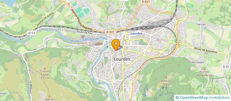 localisation de l'entreprise MONSIEUR BENOIT HATITIO à LOURDES