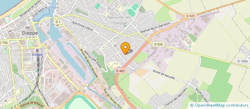 localisation de l'entreprise MONSIEUR BENOIT HAUDUC à DIEPPE