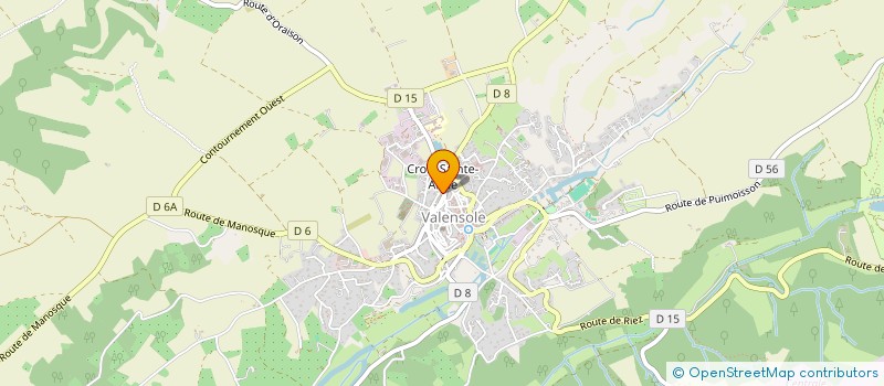 localisation de l'entreprise MONSIEUR BENOIT HENOCQ à VALENSOLE