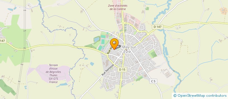 localisation de l'entreprise MONSIEUR BENOIT HENRI  BEGROLLES-EN-MAUGES