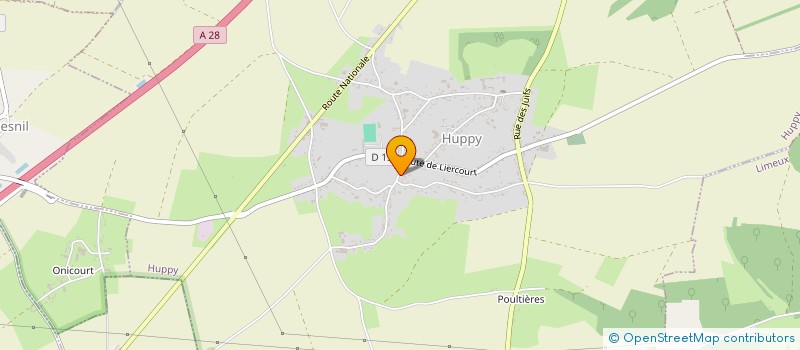 localisation de l'entreprise MONSIEUR BENOIT HENRY  HUPPY