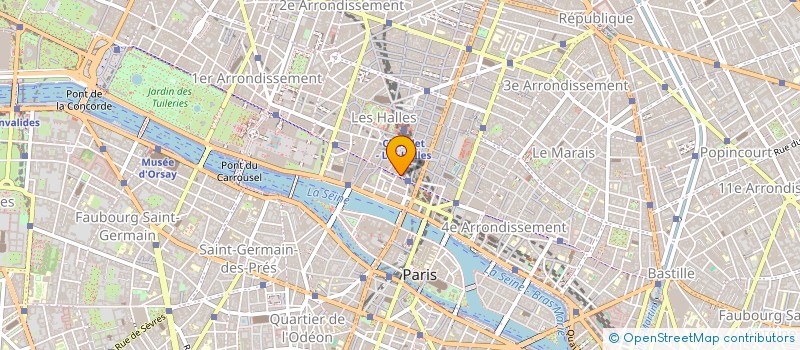 localisation de l'entreprise MONSIEUR BENOIT HENRY  PARIS