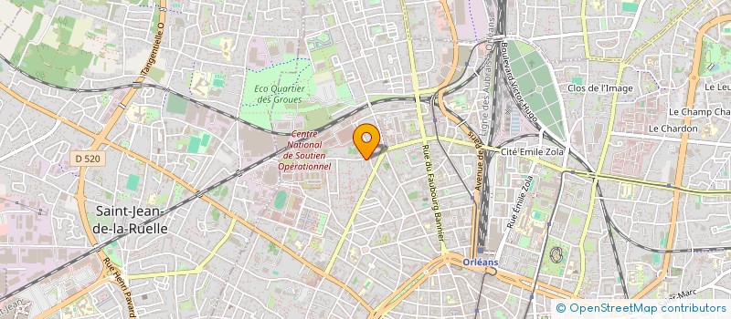 localisation de l'entreprise MONSIEUR BENOIT HENRY  ORLEANS