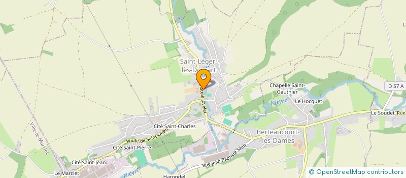 localisation de l'entreprise MONSIEUR BENOIT HERBET  SAINT-LEGER-LES-DOMART