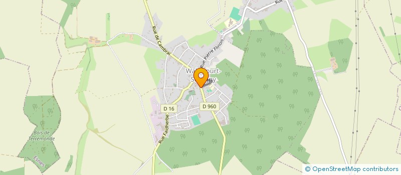 localisation de l'entreprise MONSIEUR BENOIT HERBIN  WALINCOURT-SELVIGNY