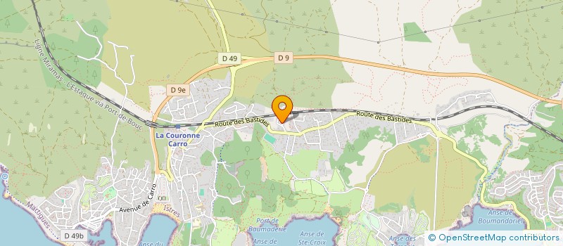 localisation de l'entreprise MONSIEUR BENOIT HERBLOT à MARTIGUES